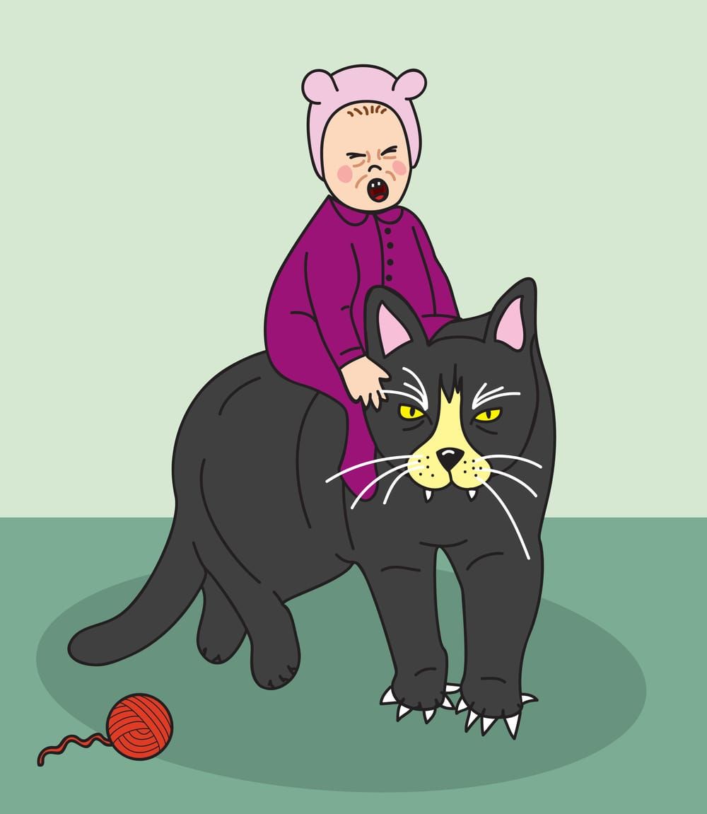 Cats and babies