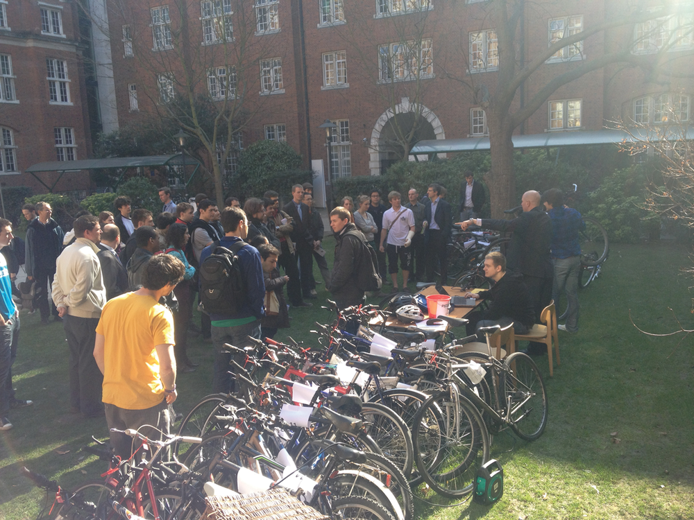 Bike auction brings the money