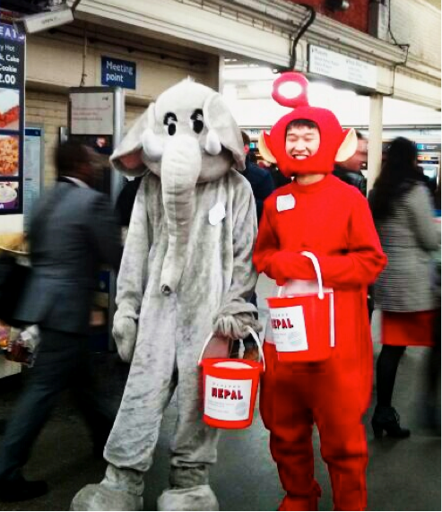 Project Nepal run the London Marathon
