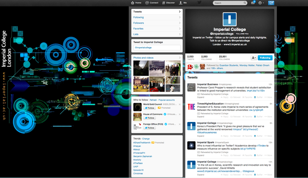 Imperial’s New Twitter Tool