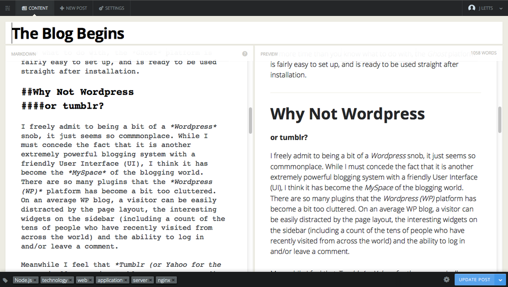 How to get into Ghostblogging!