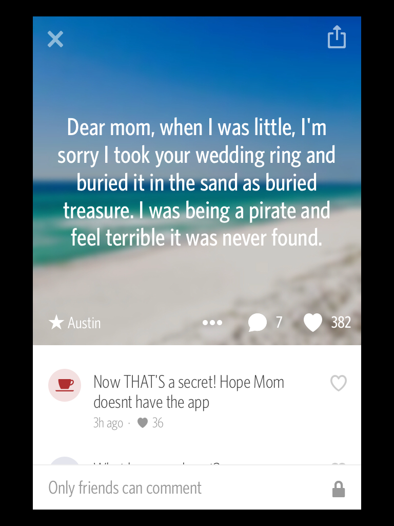 Tell me friends, what is your Secret?