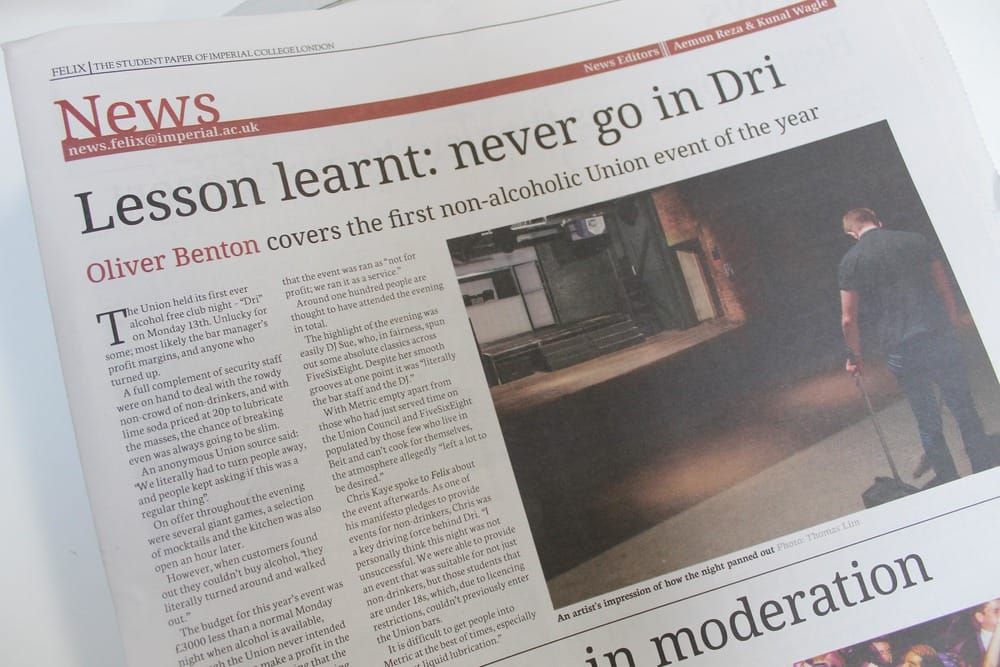 Dri night's coverage does not whet the appetite