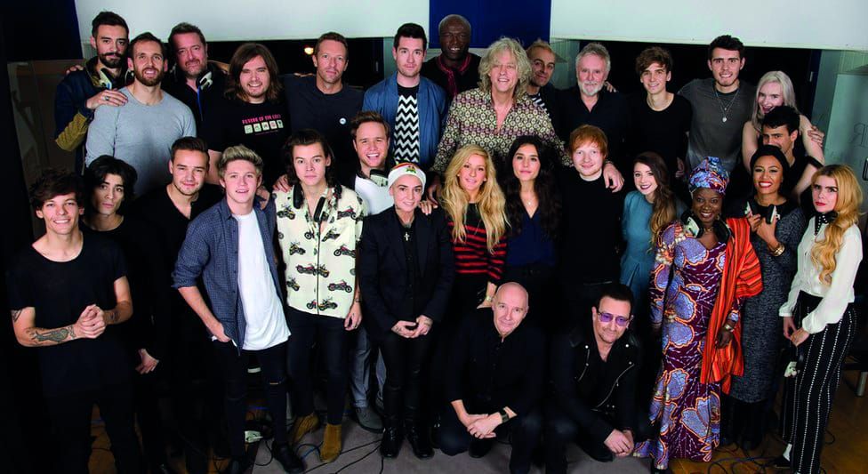 Band Aid 30: fastest selling single of 2014