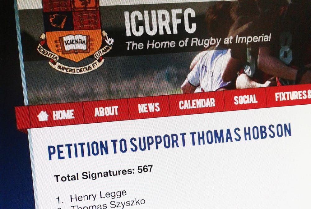 Rugby Club launches petition to support Club Captain facing vote of no confidence