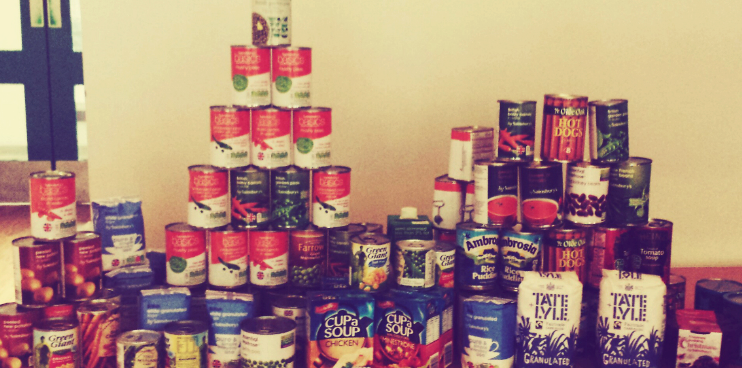 Medics laughing all the way to the food bank