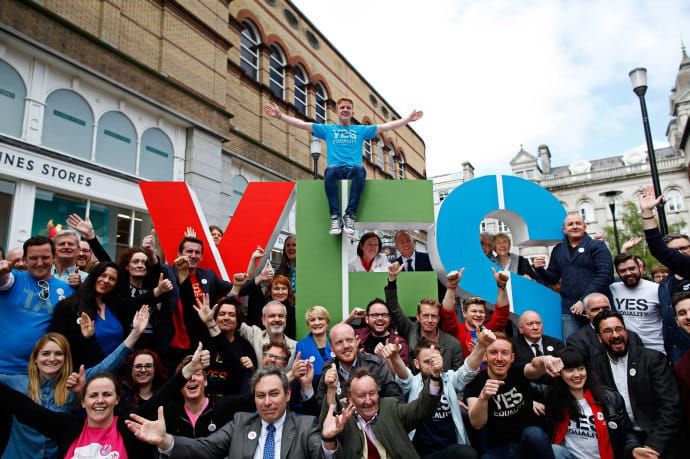 Ireland votes “Yes" to legalising same-sex marriage