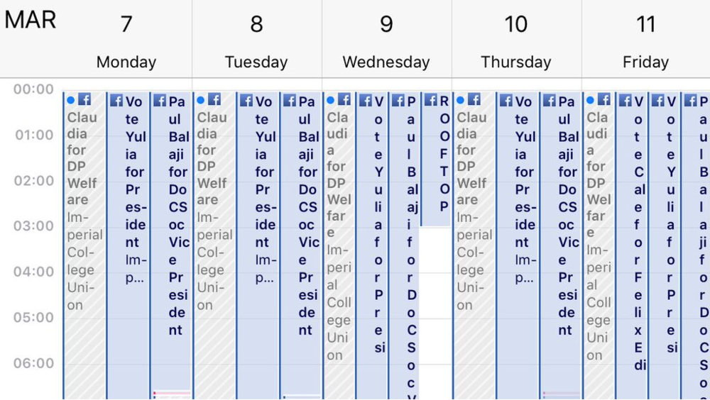 Election fever sweeps campus