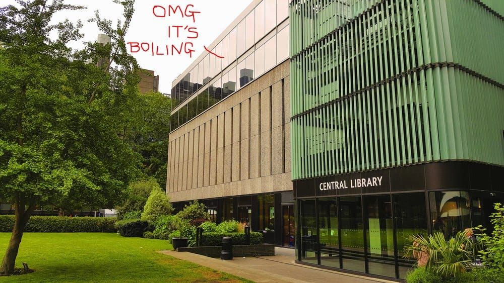 Petition started to get air conditioning in library