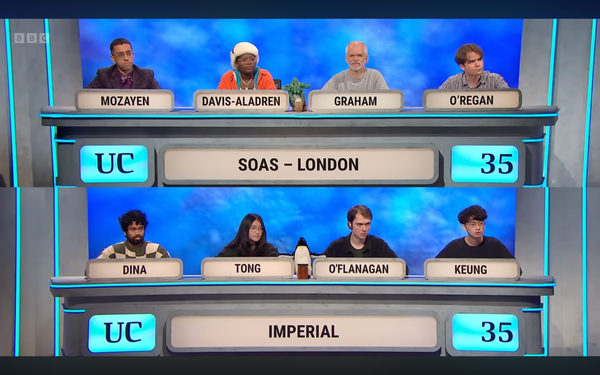University Challenge: Imperial dominates SOAS in qualifying round