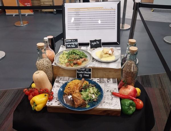 Student saves £2,500 yearly eating Taste Imperial presentation dishes