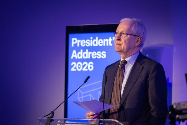 President Hugh Brady calls for internationalism in annual address