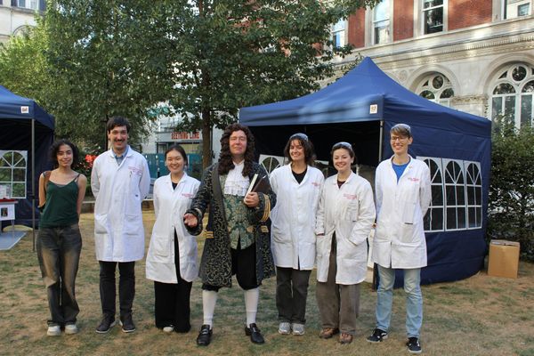 Hazelab puts on fiery display for the public