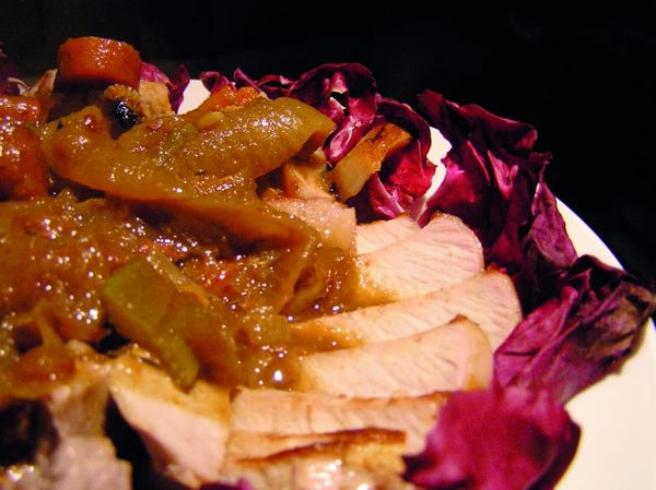 On the seventh day of Christmas, my true love gave to me… CHRISTMAS ROAST PORK WITH RIB GRAVY AND APPLE BREAD SAUCE