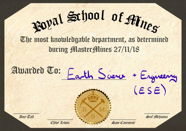 MasterMines: A landslide victory for ESE