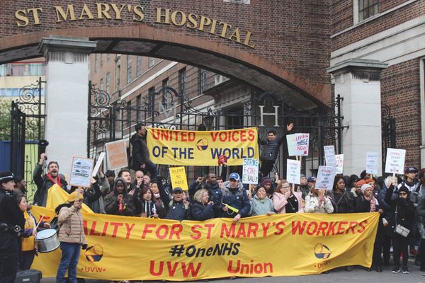 Imperial College NHS Trust Staff Strike