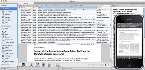 Sort your journal library out with Papers for Mac