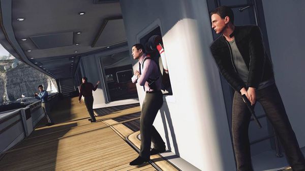 Double trouble from Daniel Craig in Bond games spectacular