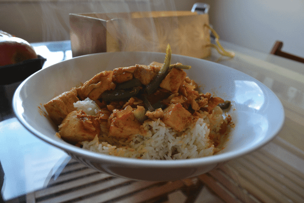 Vegan Diary: Red Thai Tofu and dining out