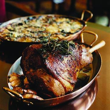 A veggie and a meaty