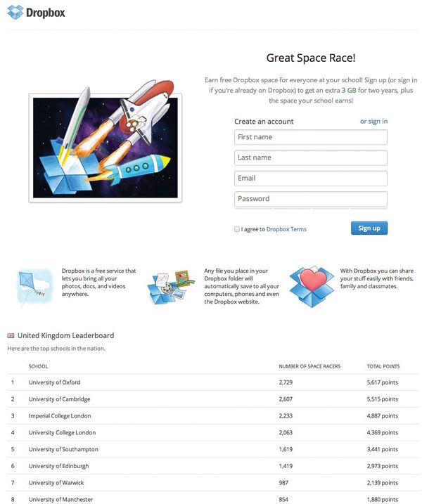 Free storage space for Imperial