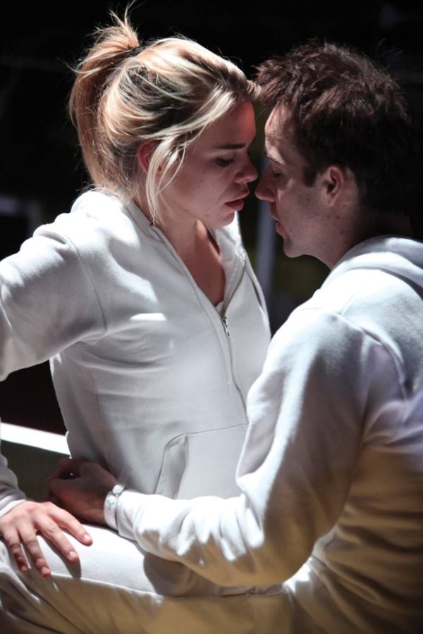 Billie Piper and Dr. James