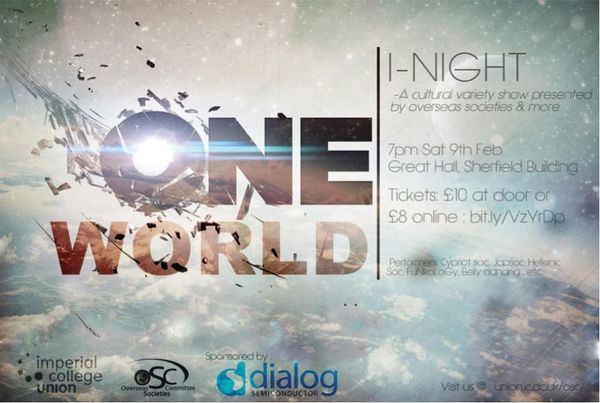 The Overseas society presents... I-night: One World