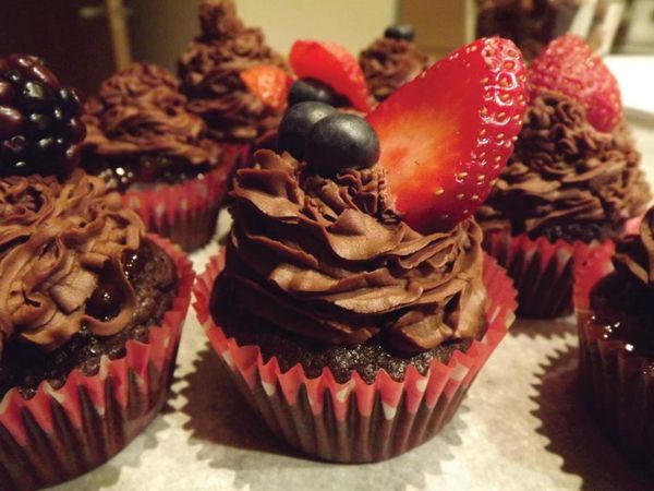 Valentine’s heaven cupcakes!