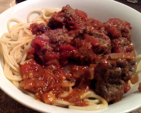 Flapjacks, pasta and meatballs in 1!