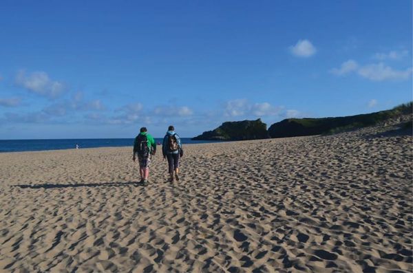 Sun, sea, sand: Fellwanderers hike Pembrokeshire