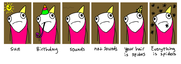 When colours fade away