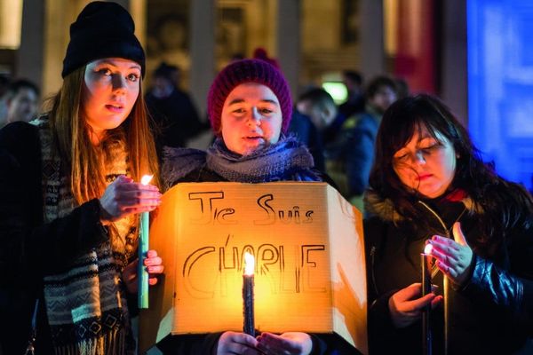 One city mourns for another city’s loss