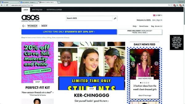 ASOS CEO Nick Robertson talks about his sucesses to crowd of hundreds