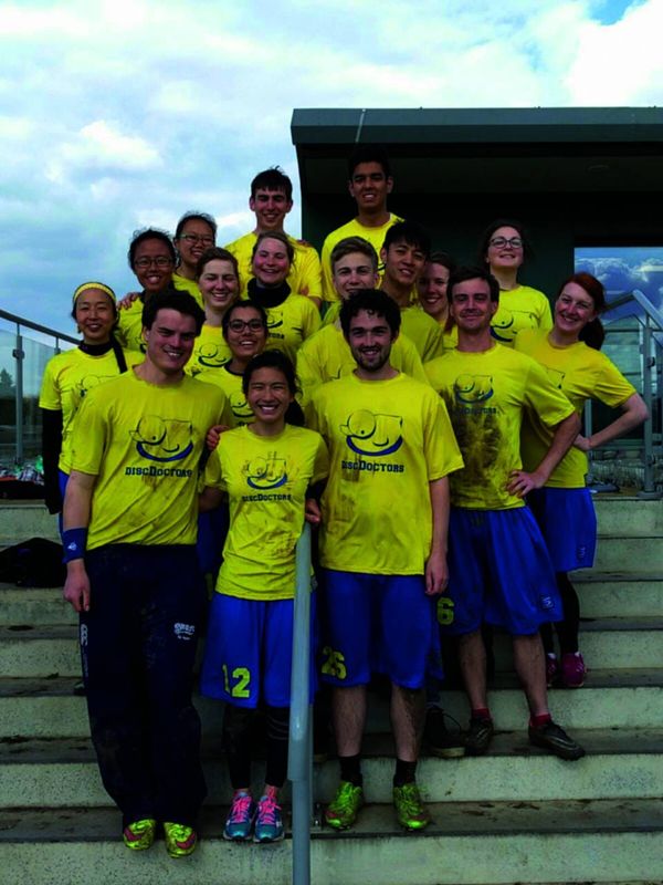 Flying high with Imperial frisbee