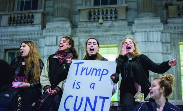 Students take to the streets to protest Trump | Are the days of political apathy over?