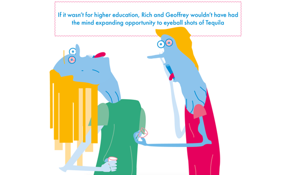 We’re all a bunch of boozy drug addicts