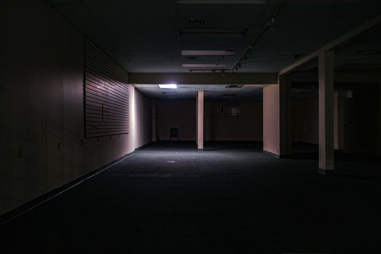 In a long-empty retail space; Kingsway, Vancouver
