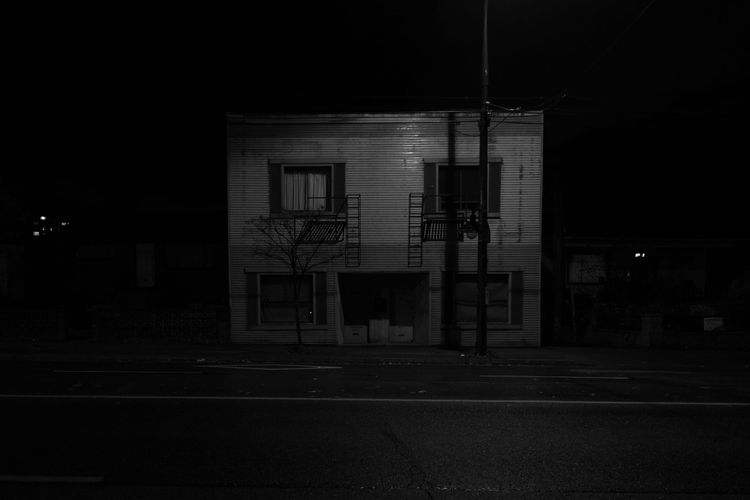Tenement building, night