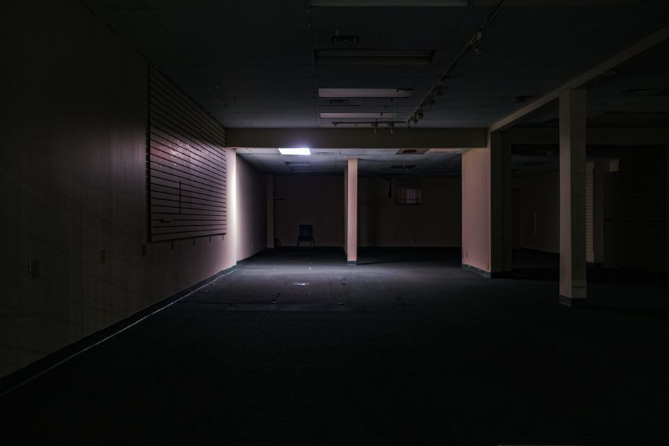 In a long-empty retail space; Kingsway, Vancouver