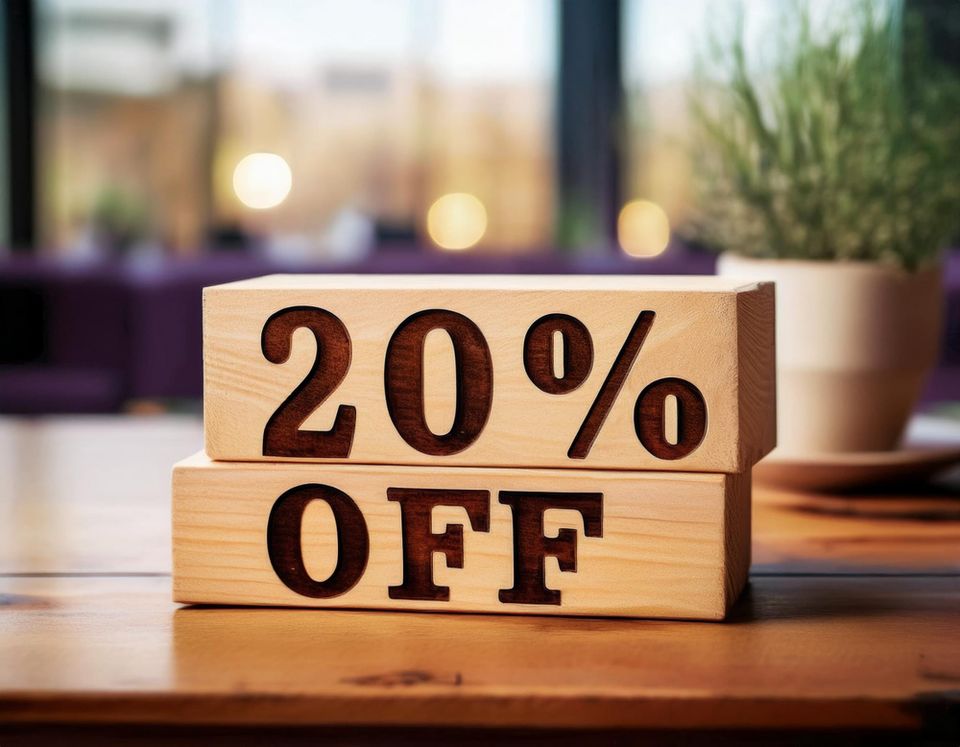 Get 20% Off for Life!