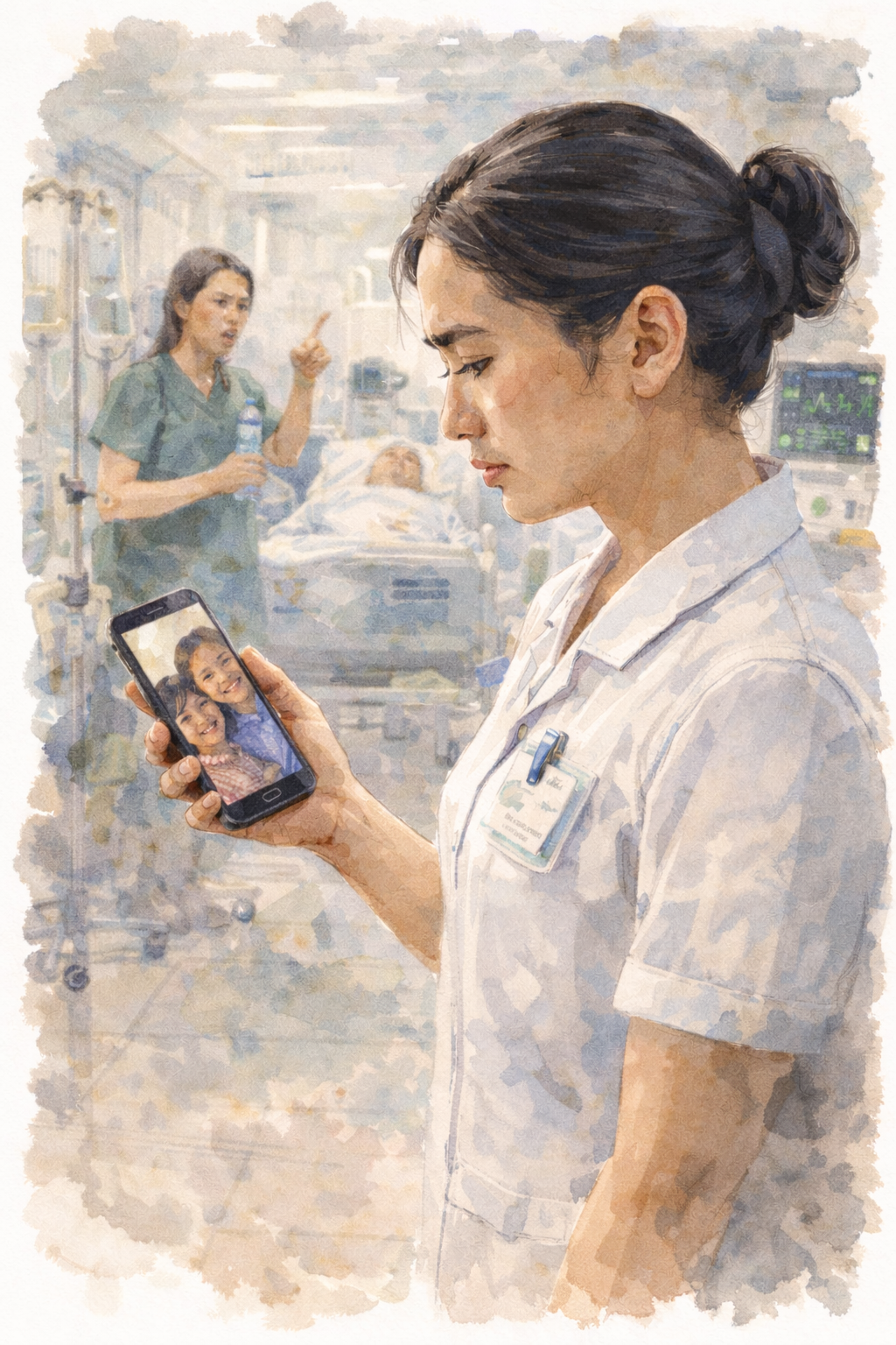 My Hands Care for Yours, But Not My Own Children