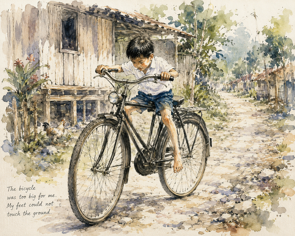 Too Big a Bicycle, Endless Determination