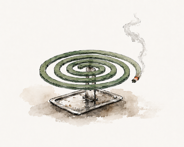 The Green Spiral That Guarded Our Sleep