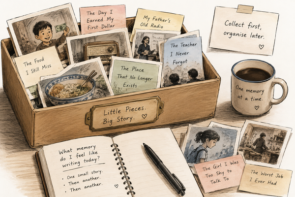 Memoir writing tip 3: Write Your Life in Little Pieces