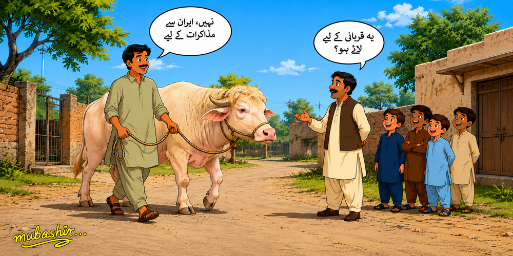 آج کا کارٹون، مذاکرات کار