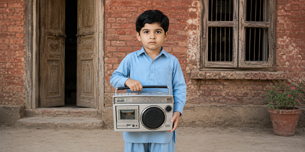 نیشنل کا ٹیپ ریکارڈر اور لتا کشور کے گیت