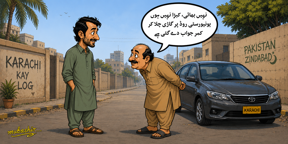 آج کا کارٹون، کمر