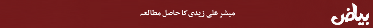 مبشر علی زیدی کا حاصل مطالعہ