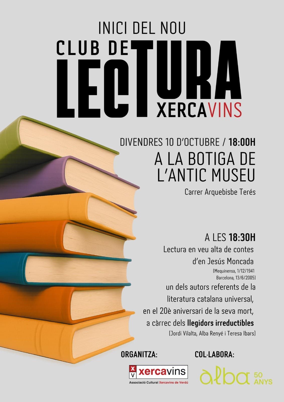 Inauguració del nou "CLUB  DE  LECTURA  XERCAVINS"