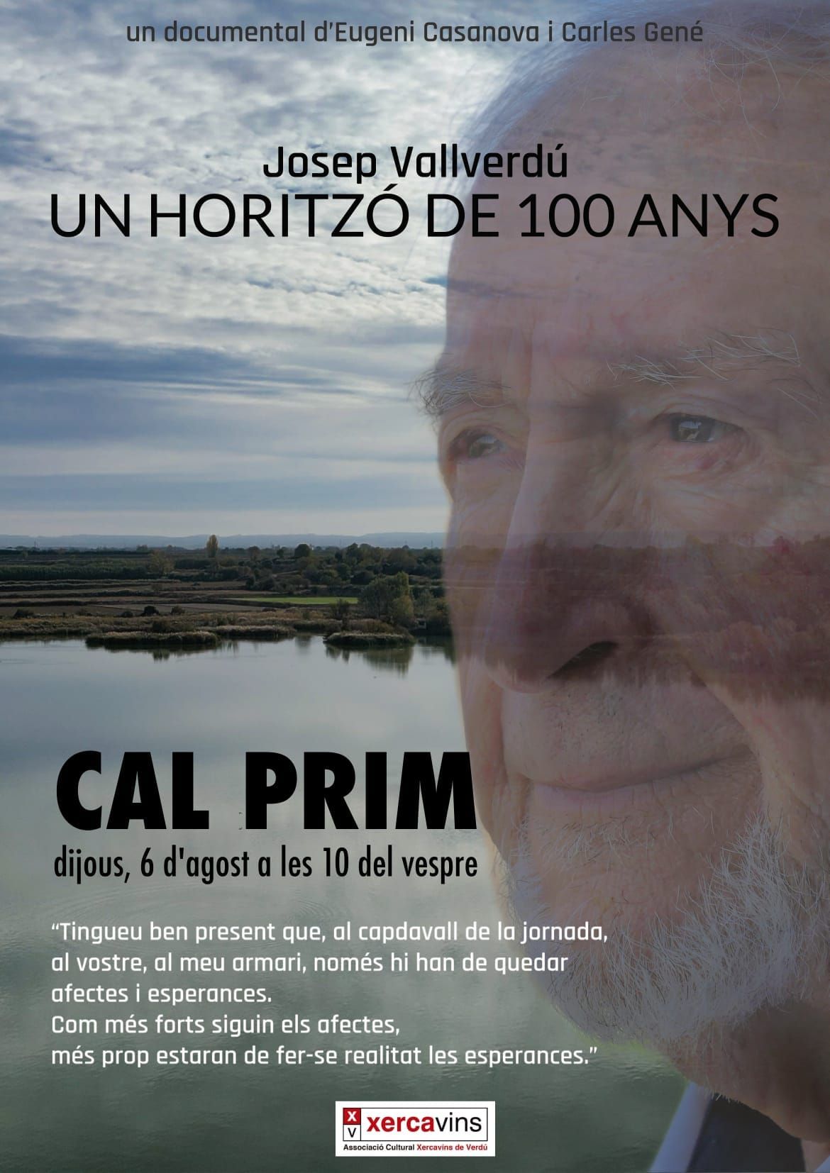 L’ACX homenatja Josep Vallverdú amb la projecció del documental “Josep Vallverdú, un horitzó de 100 anys”